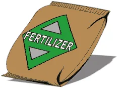 Illustration of a fertilizer bag